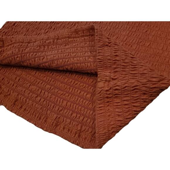 American Rag Smocked Crop Top XL Cotton Viscose #212 - Picture 4 of 4